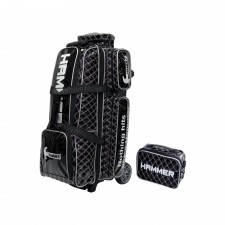 HAMMER BIG 3BALL ROLLER BAG - BLACK/SILVER