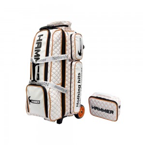HAMMER BIG 3BALL ROLLER BAG - WHITE/ORANGE