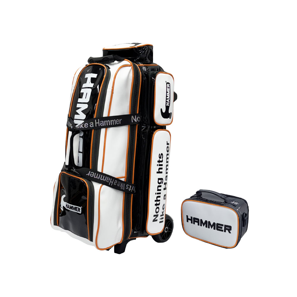 HAMMER BIG 3BALL ROLLER BAG - BLACK/WHITE