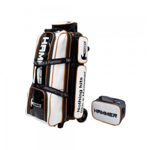HAMMER BIG 3BALL ROLLER BAG - BLACK/WHITE
