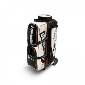 HAMMER SLIM 3BALL ROLLER BAG - BLACK/WHITE