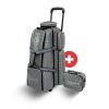 HAMMER BIG 3BALL ROLLER BAG - GREY/SILVER
