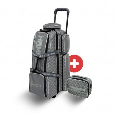 HAMMER BIG 3BALL ROLLER BAG - GREY/SILVER