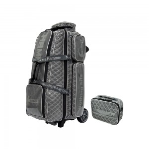 HAMMER BIG 3BALL ROLLER BAG - GREY/SILVER