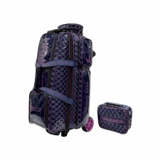 HAMMER BIG 3BALL ROLLER BAG - NAVY/PURPLE