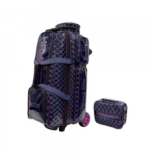 HAMMER BIG 3BALL ROLLER BAG - NAVY/PURPLE